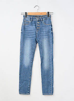 Jeans coupe slim taille normale bleu GUESS fille