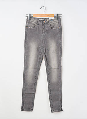 Jeans coupe slim taille normale gris GARCIA fille