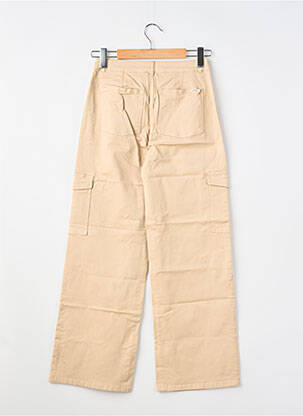 Pantalon cargo coupe droite beige GARCIA fille