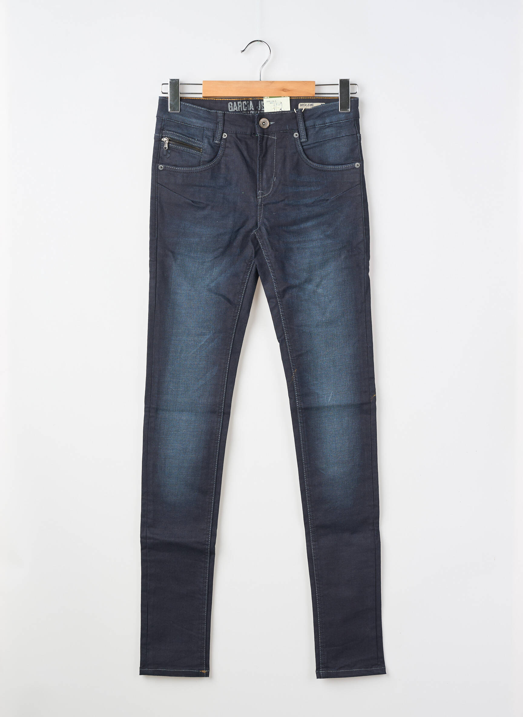 Jeans coupe slim tissage brut bleu GARCIA garçon