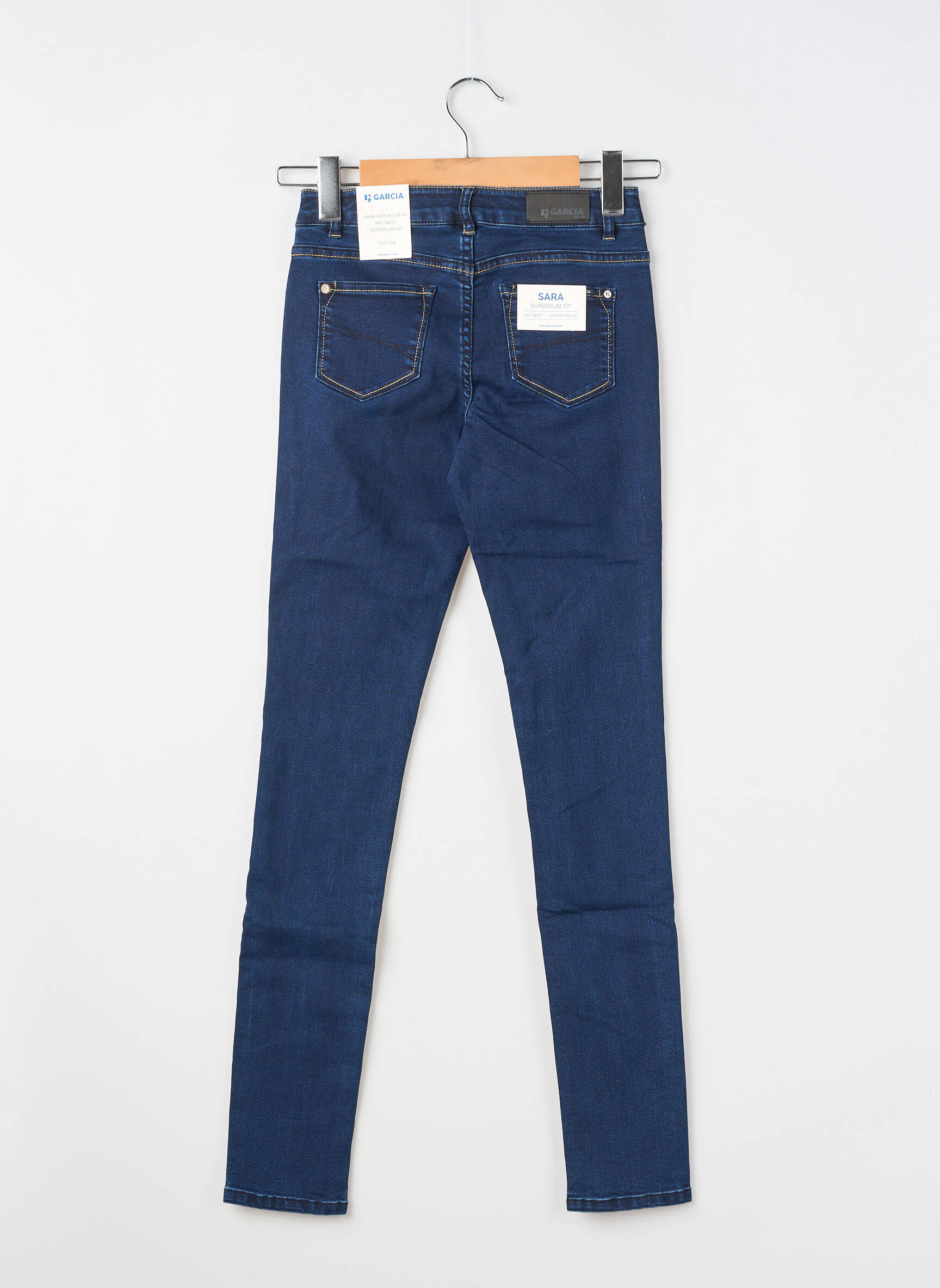 Jeans skinny taille normale bleu GARCIA fille
