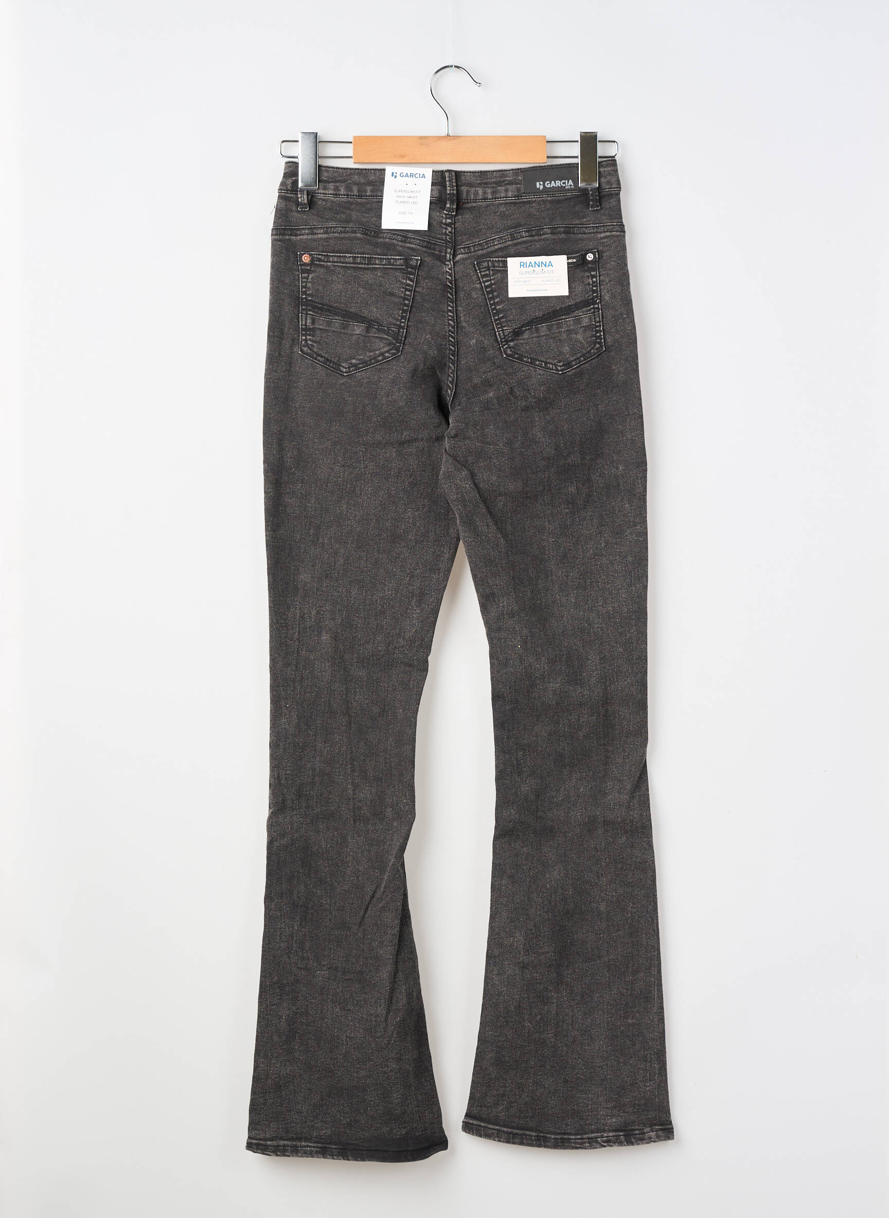 Jean coupe flare taille normale gris GARCIA fille