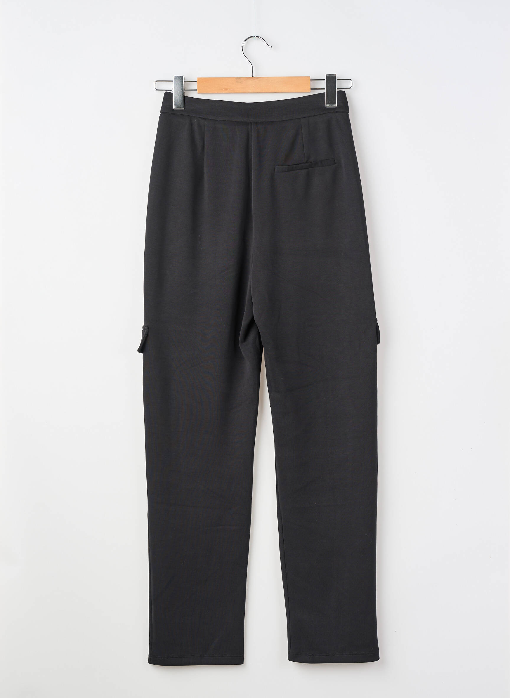 Pantalon cargo slim taille normale noir GARCIA femme