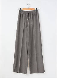 Pantalon large poches taille normale gris GEISHA femme