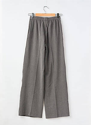 Pantalon large poches taille normale gris GEISHA femme