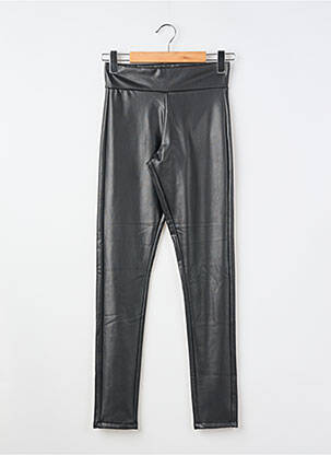 Legging tissage simili-cuir taille normale noir SOYACONCEPT femme
