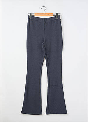 Pantalon flare stretch taille élastique bleu GARCIA fille