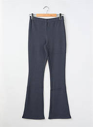 Pantalon flare stretch taille élastique bleu GARCIA fille