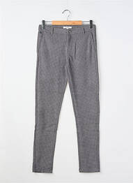 Pantalon chino stretch taille ajustable gris GARCIA fille