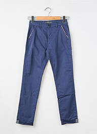 Pantalon chino stretch taille ajustable bleu GUESS fille