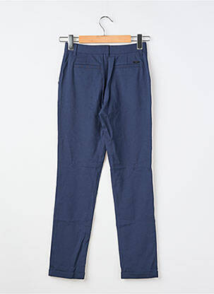 Pantalon chino tissage popeline taille ajustable bleu MARCIANO fille