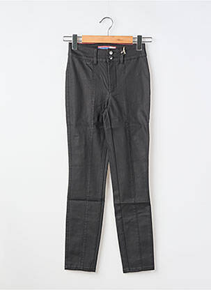 Pantalon slim taille haute taille haute noir STREET ONE femme