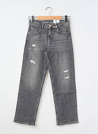 Jeans coupe droite stretch noir GARCIA fille
