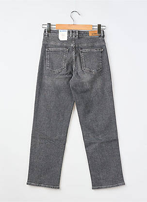 Jeans coupe droite stretch noir GARCIA fille