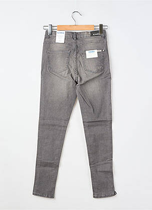 Jeans skinny stretch taille ajustable gris GARCIA fille