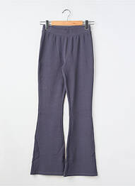 Pantalon flare stretch taille élastique bleu GARCIA fille