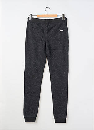 Jogging tissage chiné taille élastique noir GARCIA fille