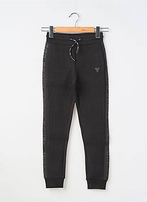 Jogging tissage jersey taille élastique noir GUESS fille