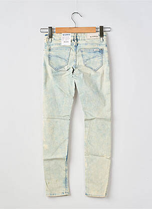 Jeans coupe slim stretch taille ajustable bleu GARCIA fille