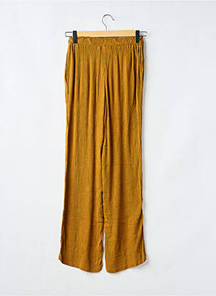 Pantalon droit taille élastique taille normale jaune LES TROPEZIENNES PAR M.BELARBI femme