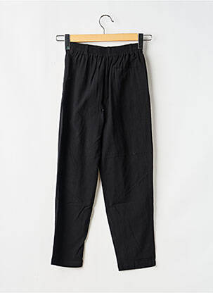 Pantalon droit fermeture zippée sous rabat boutonné taille à pinces noir MINI MOLLY BY MOLLY BRAKEN fille