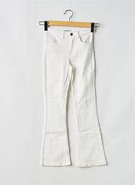 Jeans bootcut stretch taille ajustable blanc GARCIA fille