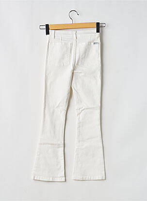 Jeans bootcut stretch taille ajustable blanc GARCIA fille