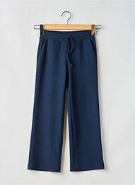 Pantalon large fermeture liens à nouer taille ajustable bleu GEISHA fille