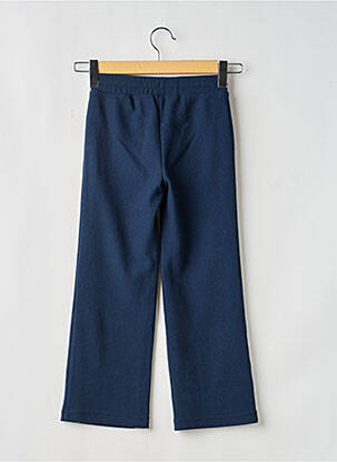 Pantalon large fermeture liens à nouer taille ajustable bleu GEISHA fille