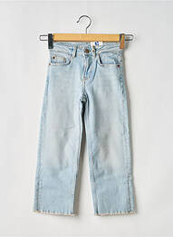 Jeans coupe large stretch taille ajustable bleu GARCIA fille