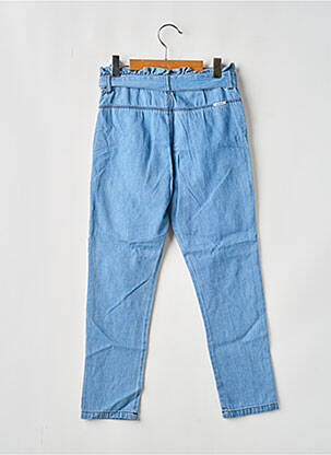 Jeans coupe slim stretch taille ajustable bleu GARCIA fille