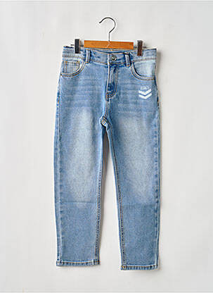 Jeans coupe slim stretch taille ajustable bleu IKKS fille