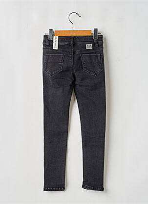 Jeans skinny stretch taille ajustable noir IKKS fille