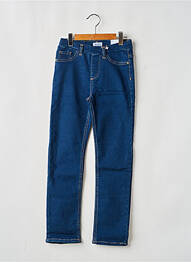 Jeans skinny stretch taille ajustable bleu fonce MAYORAL fille