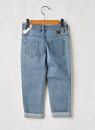 Jeans boyfriend stretch taille ajustable bleu IKKS fille
