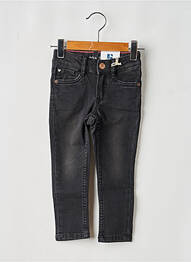 Jeans coupe slim stretch taille ajustable noir GARCIA fille