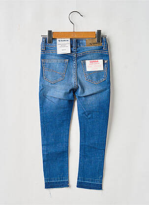 Jeans coupe slim stretch taille ajustable bleu GARCIA fille
