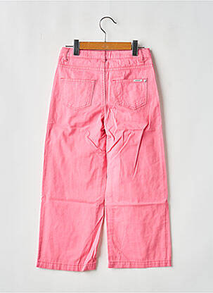 Jeans coupe large poches taille ajustable rose GARCIA fille