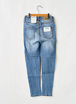 Jeans coupe slim stretch taille ajustable bleu GARCIA fille
