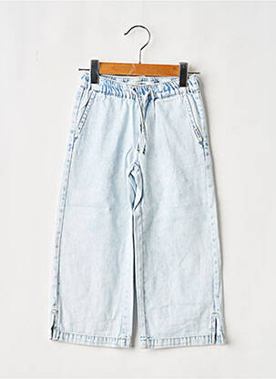 Jeans coupe large stretch taille ajustable bleu GARCIA fille