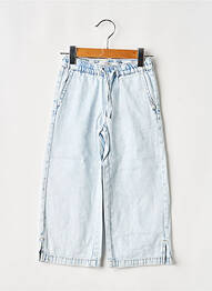 Jeans coupe large stretch taille ajustable bleu GARCIA fille