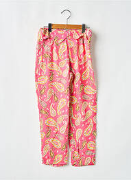 Pantalon droit poches rose IKKS fille
