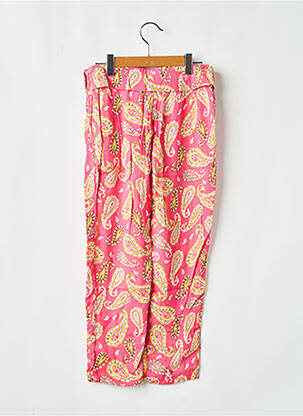 Pantalon droit poches rose IKKS fille
