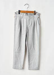 Pantalon droit poches taille ajustable gris IKKS fille