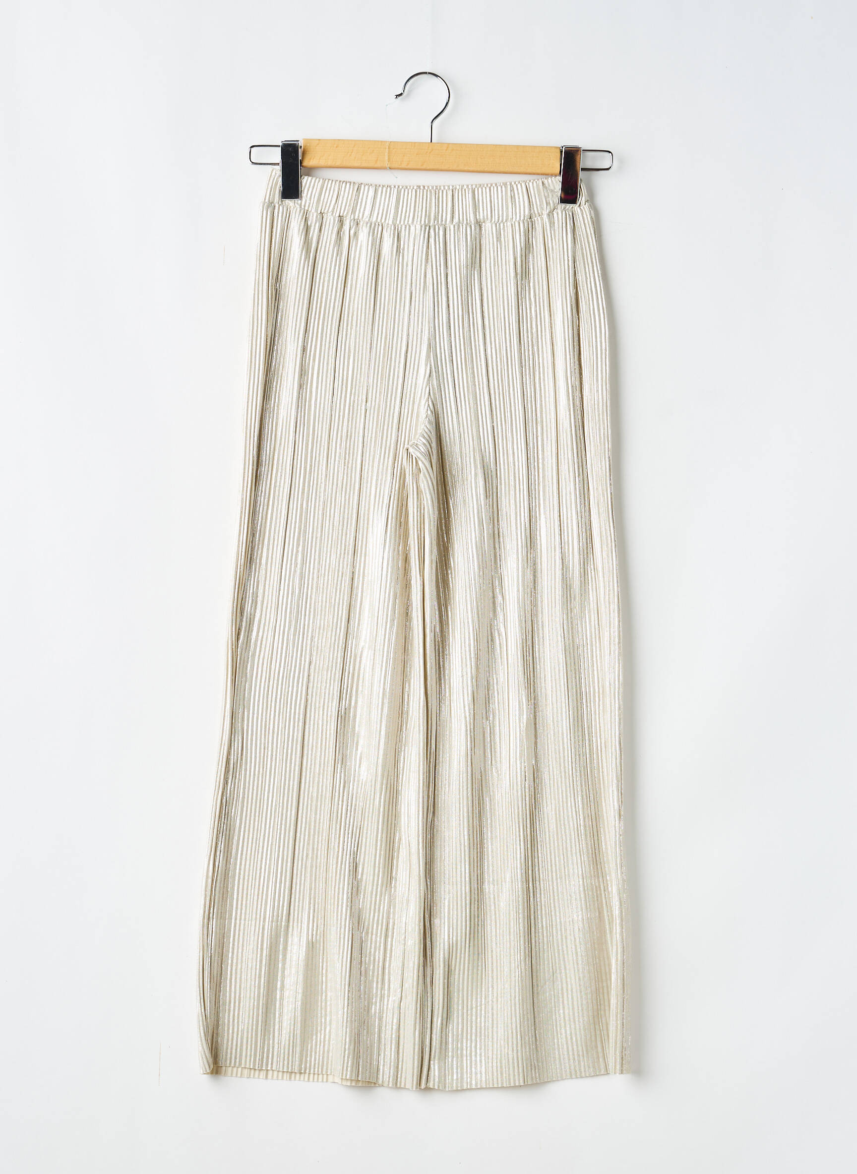 Pantalon large taille normale taille élastique argent GARCIA fille