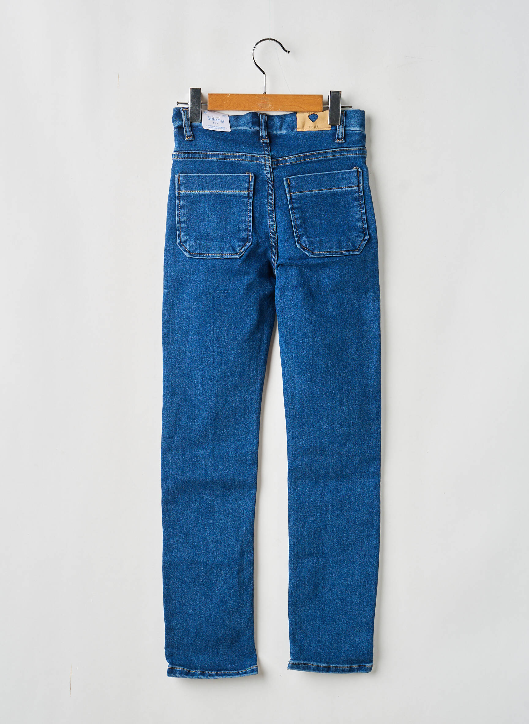 Jeans skinny stretch taille ajustable bleu MAYORAL fille