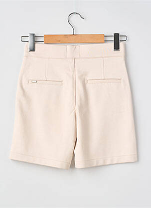 Short coupe droite beige STREET ONE femme