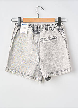 Short tissage denim gris GARCIA fille