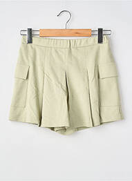 Short poches taille élastique vert GARCIA fille