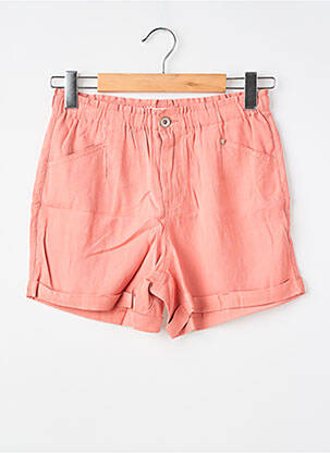 Short poches taille élastique rose GARCIA fille